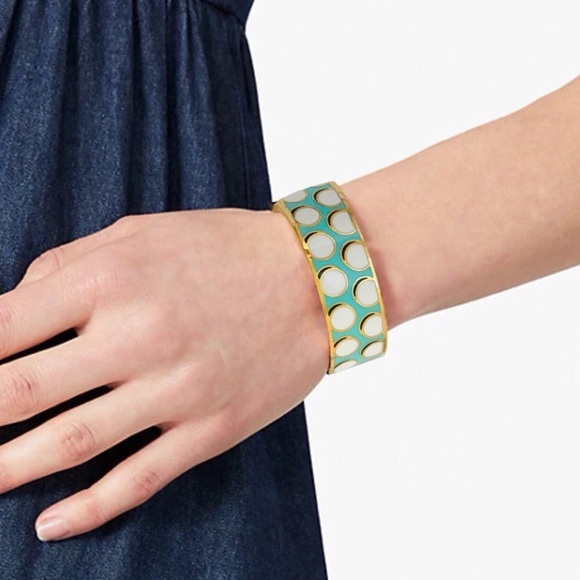 KATE SPADE • On The Ball Idiom Bangle Bracelet - Picture 3 of 10